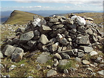 NH6303 : Carn Ban summit cairn by Cary O'Donnell