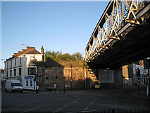 SP3265 : Site of railway bridge, High Street by Robin Stott