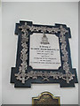 TQ2471 : St Mary's church, Wimbledon: Bazalgette memorial by Stephen Craven