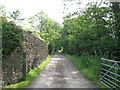 Track from Lower Monubent Farm