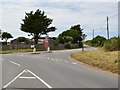 Mortehoe Station Road heading away from the B3343