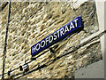 Hoofdstraat nameplate, Corsham