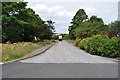 Road on former RAF Finningley