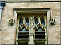 Angels on the tower, Hartham Chapel, Corsham