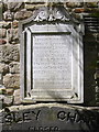 War Memorial Trawden Wesley Chapel Site