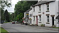 The Pheasant Inn and houses at Great Crosthwaite in Cumbria