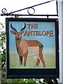 Sign for the Antelope Inn