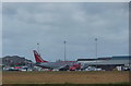 Jet2.com aircraft Blackpool Airport