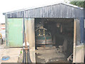 Inside the boatyard at Middlewich