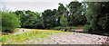 River Usk low water at Llanellen Bridge