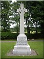 A memorial cross at Blairs College