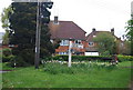 Road sign, junction of Lewes Rd and Sugar Lane