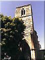 Holyrood Church clock tower