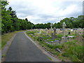 The western side of Bentley Cemetery