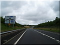 Road sign on A77