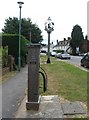 Rolvenden village pump and village sign