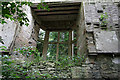 Inside the ruined remains of Cavers House