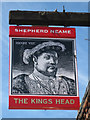TR1634 : The Kings Head sign by Oast House Archive