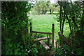 Stile on the Sussex Ouse Valley Way, A275