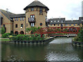 Riverside housing by the Stort Navigation