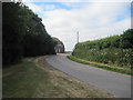 Road past Calcethorpe Manor Farm