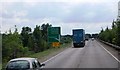 A11 approaching the Tattersall turn off near Newmarket