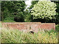 Bridge across moat at Stoneton Manor