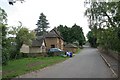 Looking up Grange Lane