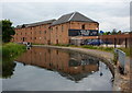 Snooker club in a former mill by the canal