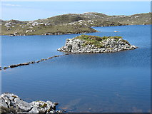 NB0201 : The Dun in Loch an Duin, Taransay by David Purchase