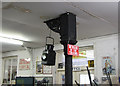 Former railway station, Framlingham: platform canopy column and bracket