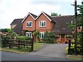 Houses near Hinton Cross