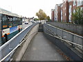 Ramp and stairs to underpass beneath North Road, Cardiff