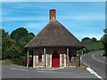 ST3108 : Thatched former toll house on the A30 near Chard by Neil Theasby