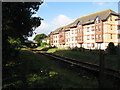 Flats beside railway line, Lake, IoW