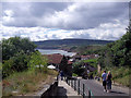 Steep Hill looking down into Robin Hoods Bay