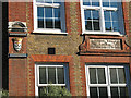 Old plaques on Meridian School