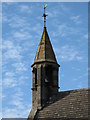 NY6758 : Spire on the Church of St. Mary and St. Patrick, Lambley by Mike Quinn