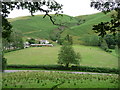 Ystradffin Farm from Dinas RSPB Nature Reserve