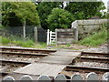 Level crossing for pedestrians