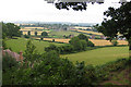 View to Lea from the edge of Cornage Wood