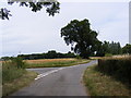TM3662 : Junction on the road to Silverlace Green by Geographer