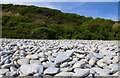 Cliffs behind the beach on The Knap