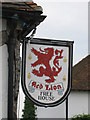 Red Lion sign