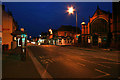 Derby Road after sunset