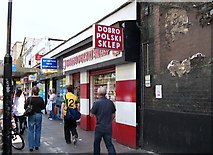 O1634 : Dobro Polski Sklep - Polish Food Store in Talbot Street by Eric Jones