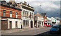 Contrasting architectural styles on Monaghan Street