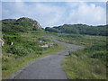 Winding road south of Cul a Bhaile