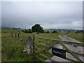 Entrance gate to Slack Farm