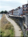 Riverside path, central Cardiff